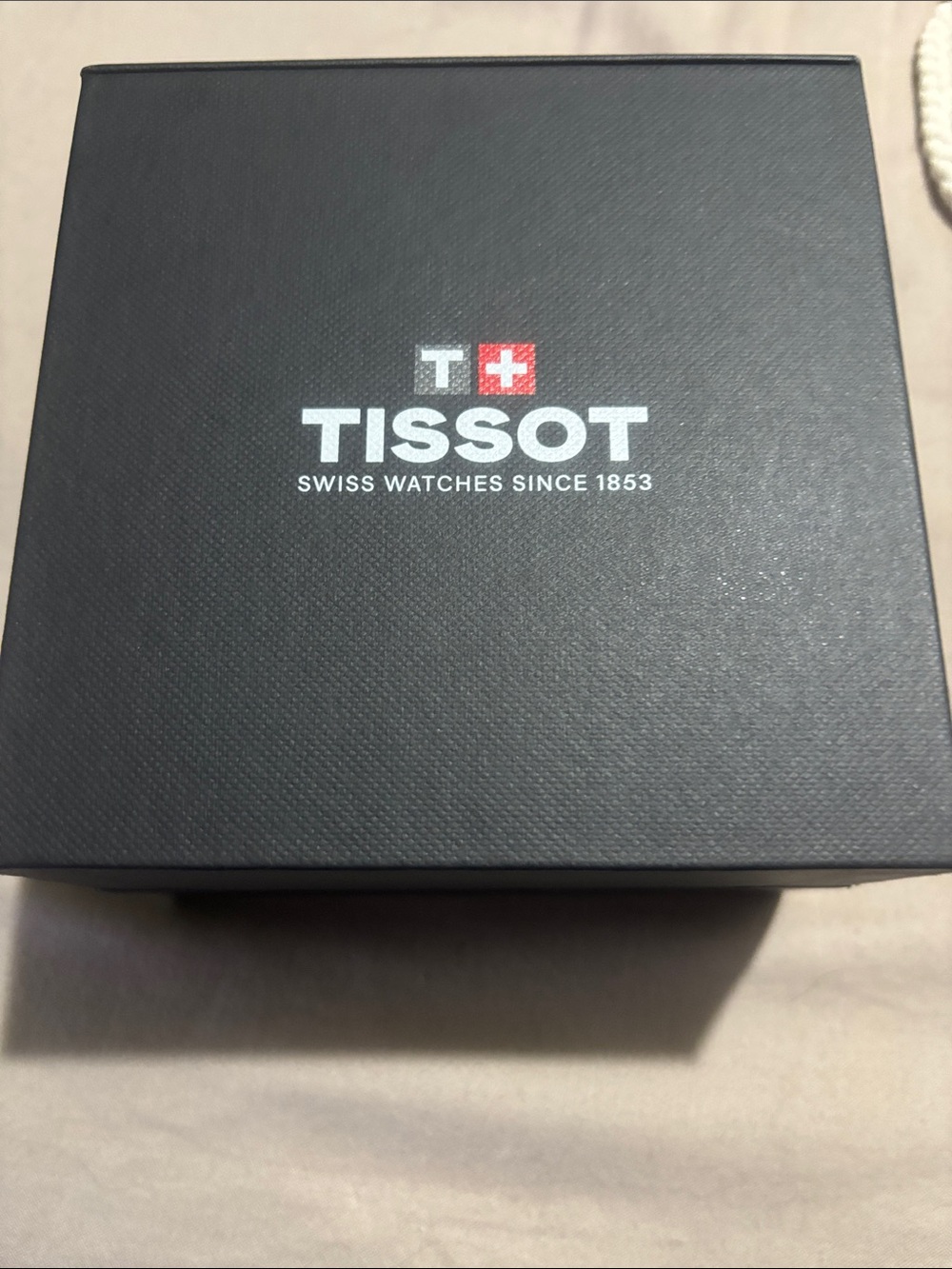 Tissot Dark Blue And Silver Swiss Made Watch
